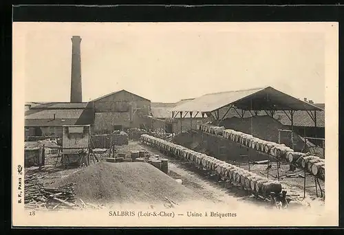 AK Salbris, Usine à Briquettes