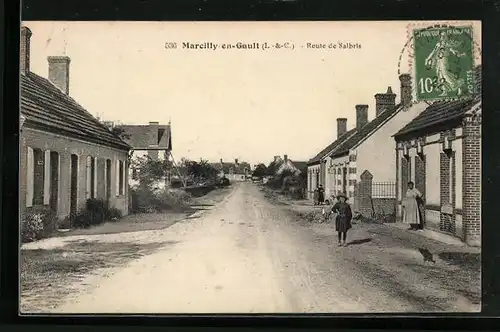 AK Marcilly-en-Gault, Route de Salbris