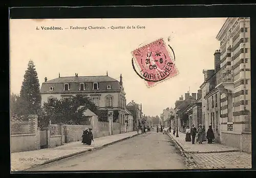 AK Vendome, Faubourg Chartrain, Quartier de la Gare