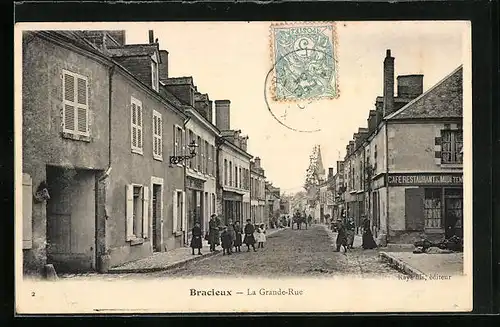 AK Bracieux, La Grande-Rue