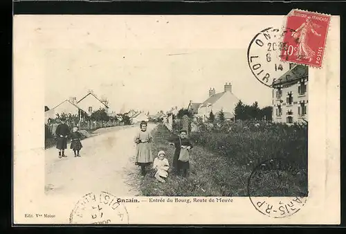 AK Onzain, Entrée du Bourg, Route de Meuve