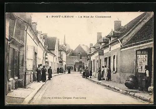 AK Pont-Levoy, La Rue de Chaumont