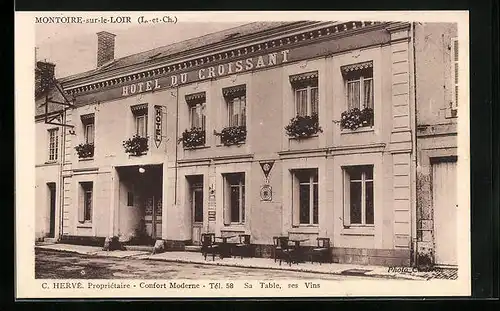 AK Montoire-sur-le-Loir, Hotel du Croissant
