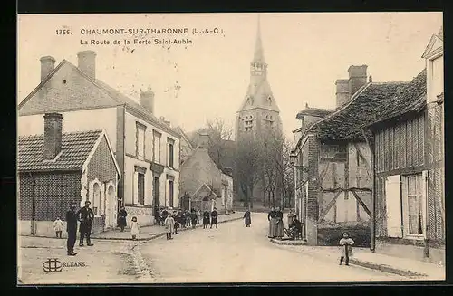 AK Chaumont-sur-Tharonne, La Route de la Ferté Saint-Aubin