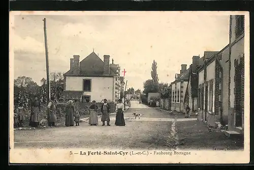 AK La Ferté-Saint-Cyr, Faubourg Bretagne