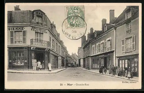 AK Mer, Grande-Rue, Cafe Rabier