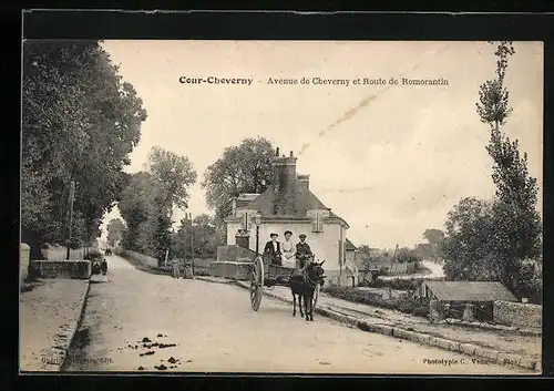 AK Cour-Cheverny, Avenue de Cheverny et Route de Romorantin