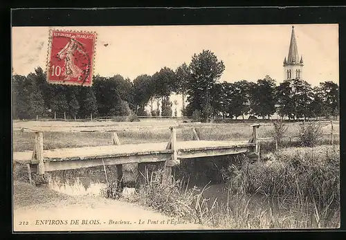 AK Bracieux, La Pont et l`Eglise
