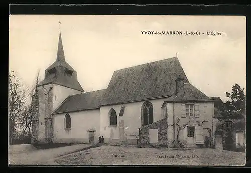 AK Yvoy-le-Marron, l'Eglise