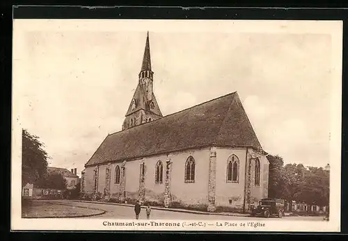 AK Chaumont-sur-Tharonne, la Place de l'Eglise