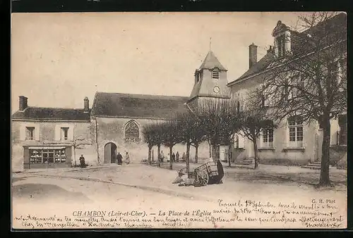 AK Chambon, La Place de l`Église