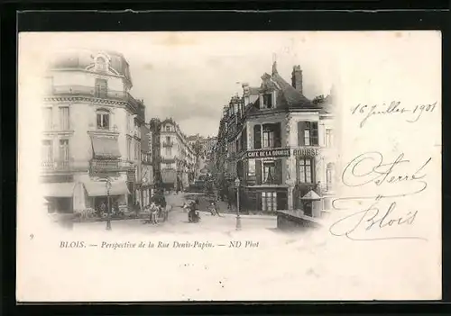 AK Blois, Perspecitve de la Rue Denis-Papin