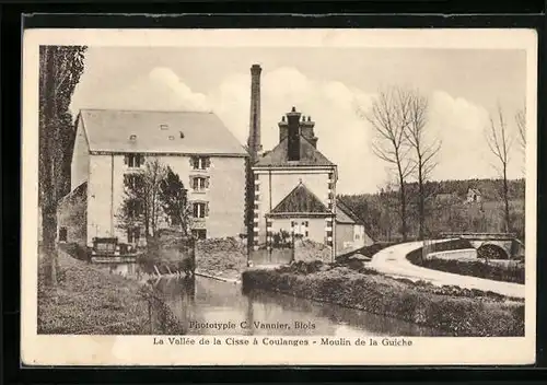 AK La Vallée de la Cisse à Coulanges, Moulin de la Guiche