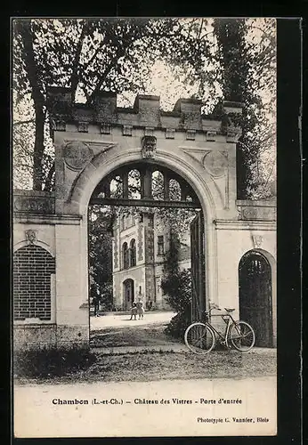 AK Chambon, Chateau des Vistres, Porte d`entrée