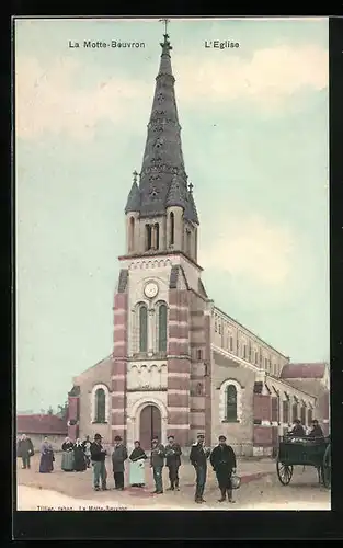AK La Motte-Beuvron, L`Eglise