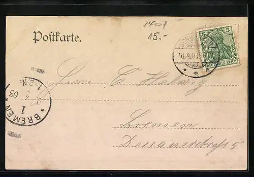 AK Schwartau, Partie an der Aubrücke