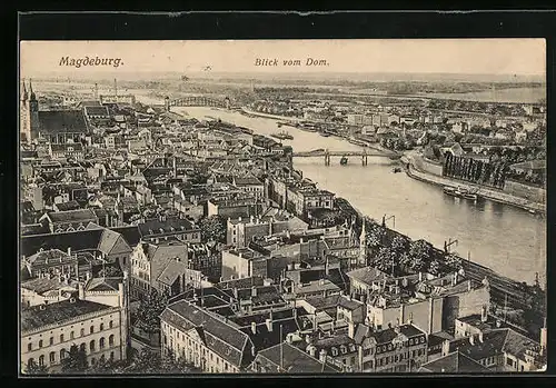 AK Magdeburg, Blick vom Dom