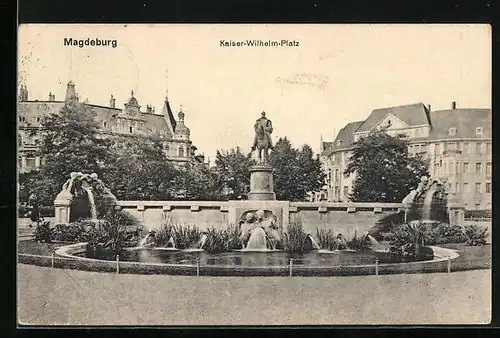 AK Magdeburg, Kaiser-Wilhelm-Platz