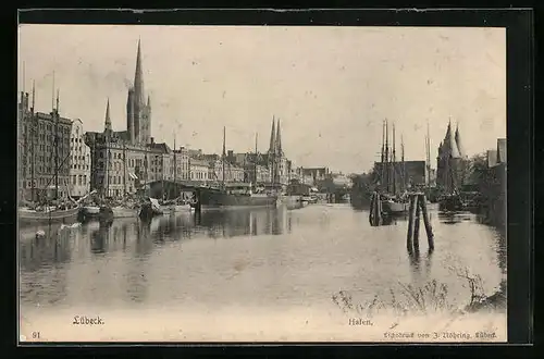AK Lübeck, Hafenbild