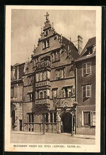 AK Colmar, Maison des Tetes Kopfhüs