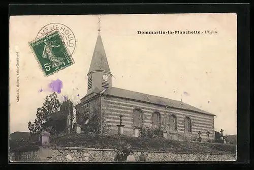 AK Dommartin-la-Planchette, L`Eglise