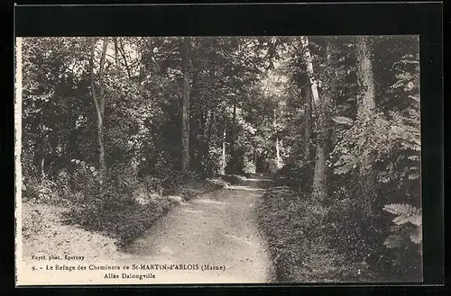 AK St. Martin d`Ablois, La Refuge des Cheminots, Allee Dalongville