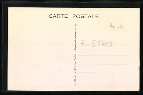 AK Mourmelon-le-Grand, Vue prise en avion