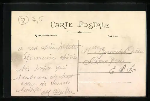 AK Somme-Suippes, Église, côté Nord