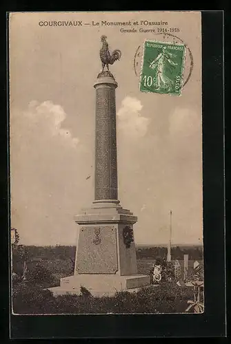 AK Courgivaux, Le Monument et l`Ossuaire