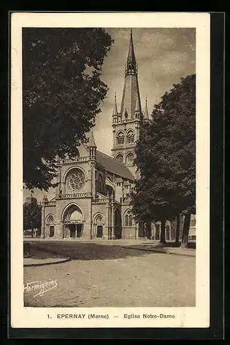 AK Epernay, Eglise Notre-Dame