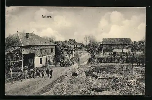 AK Tahure, Une rue après la guerre