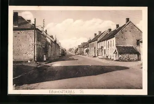 AK Fromentières, Route nationale