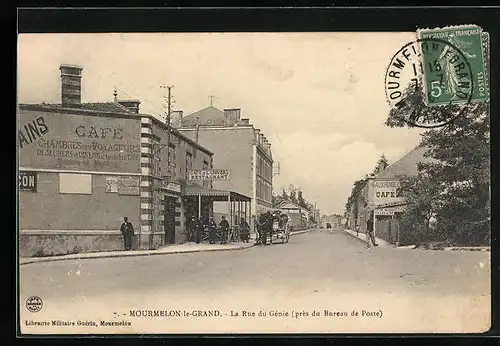 AK Mourmelon-le-Grand, La Rue du Génié