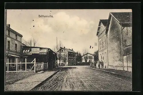 AK Béthenville, Une Rue