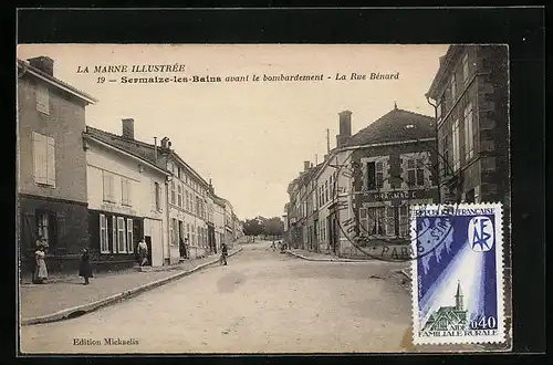 AK Sermaize-les-Bains, La Rue Bénard