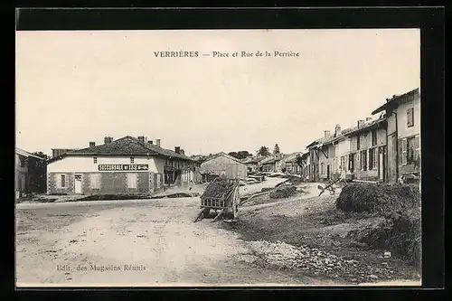 AK Verrières, et Rue de la Perrière
