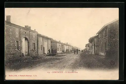 AK Contault, La Grande Rue