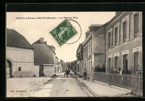 AK Conflans-sur-Seine, La Grande Rue