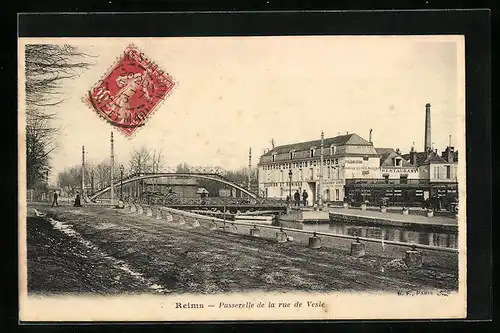 AK Reims, Passarelle de la Rue de Vesle