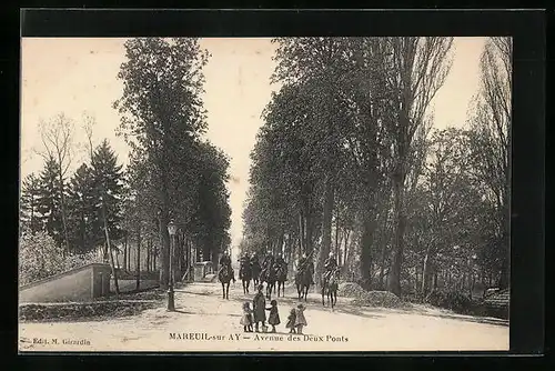 AK Mareuil-sur-Ay, Avenue des Deux Ponts