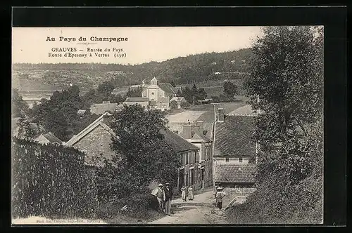 AK Grauves, Entrée du Pays, Route d`Espernay à Vertus