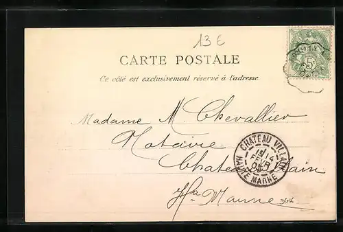 AK Le Mesnil-sur-Oger, Château Gallet