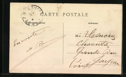 AK Vendome, Place du Chateau rt l`Escalier des Ruines