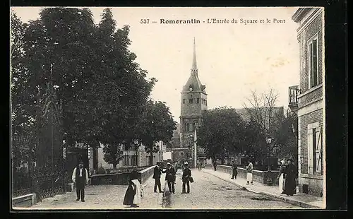 AK Romorantin, L`Entree du Square et le Pont