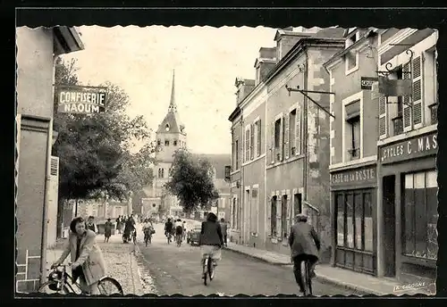 AK Romorantin, Grande Rue et le Pont