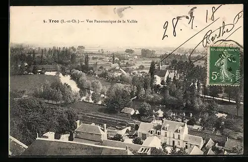 AK Troo, Vue Panoramique de la Vallée