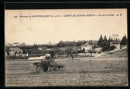 AK Saint-Julien-de-Chédon, Vue de la Vallée