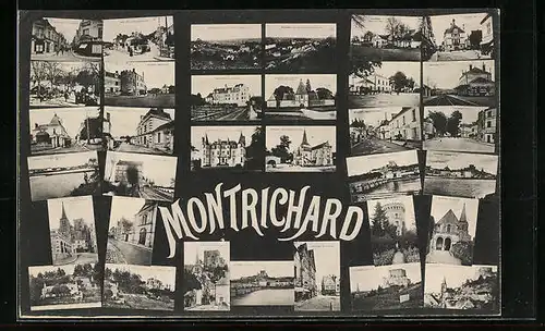 AK Montrichard, collage des vues