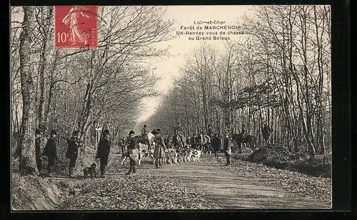 AK Marchenoir, Un Rendez-vous de chasse au Grand Soleux