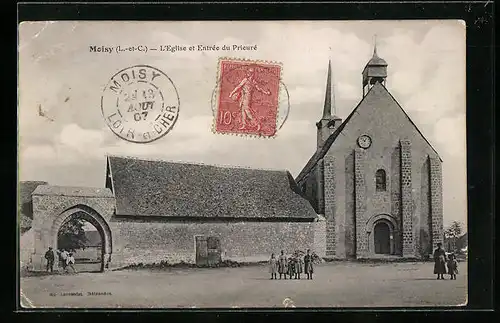 AK Moisy, L`Eglise et Entree du Prieure